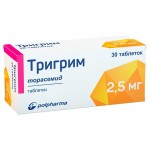 Тригрим, таблетки 2.5 мг 30 шт