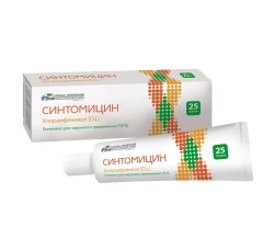 Синтомицин линим. д/наруж. прим. 10% 25 г 1 шт.