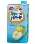 Сок, Фрутоняня 500 мл яблоко с мякотью без сахара с 4 мес