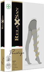 Колготки компрессионные Relaxsan Престиж из нитей двойной обкрутки 3D 1 класс компрессии 18-22мм рт.ст. р. 5 moka шоколад 140 den