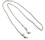 Цепочка для очков, AviqA арт. AV8803 трубочка серебряная