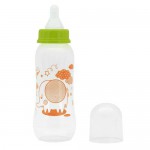 Бутылочка для кормления, Lubby (Лабби) 240 мл 1 шт арт. 13961 Джаст с силиконой соской средний поток