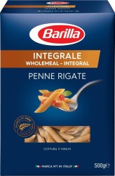 Макароны, Barilla (Барилла) 500 г Интеграле Пенне Ригате цельнозерновые