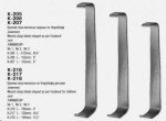 Крючок хирургический по Фарабефу, К-207 156 мм пластинчатый парный №3